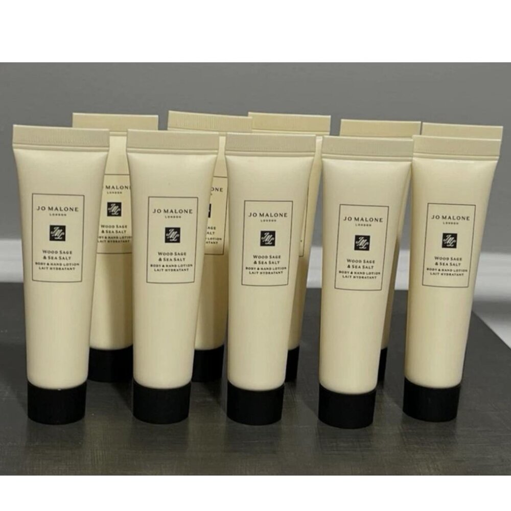 Jo Malone London Wood Sage & Sea Salt Hand Body Lotion 15ml/.5fl.oz LOT 10